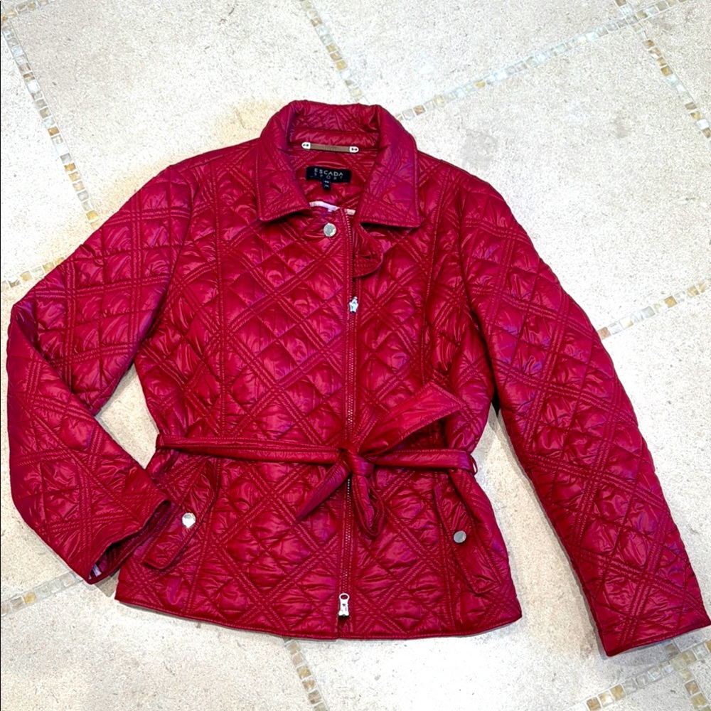 Escada sport Red Quilted Women's Jacket
